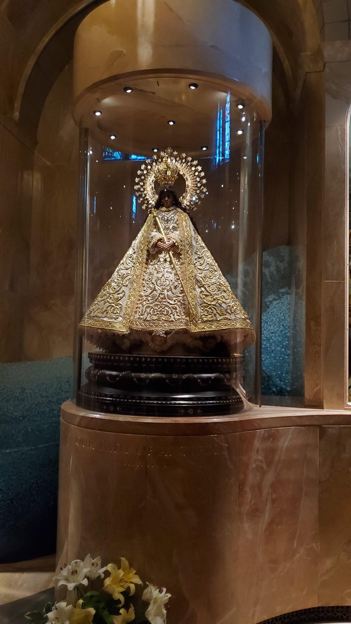 Statue of Our Lady of Antipolo - Catholic Stock Photo