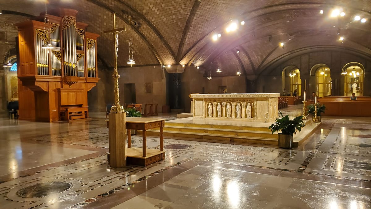 Crypt Chapel in D.C. - Catholic Stock Photo