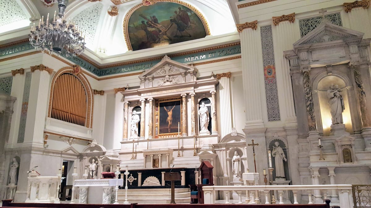 Roman Catholic Church Altar - Catholic Stock Photo