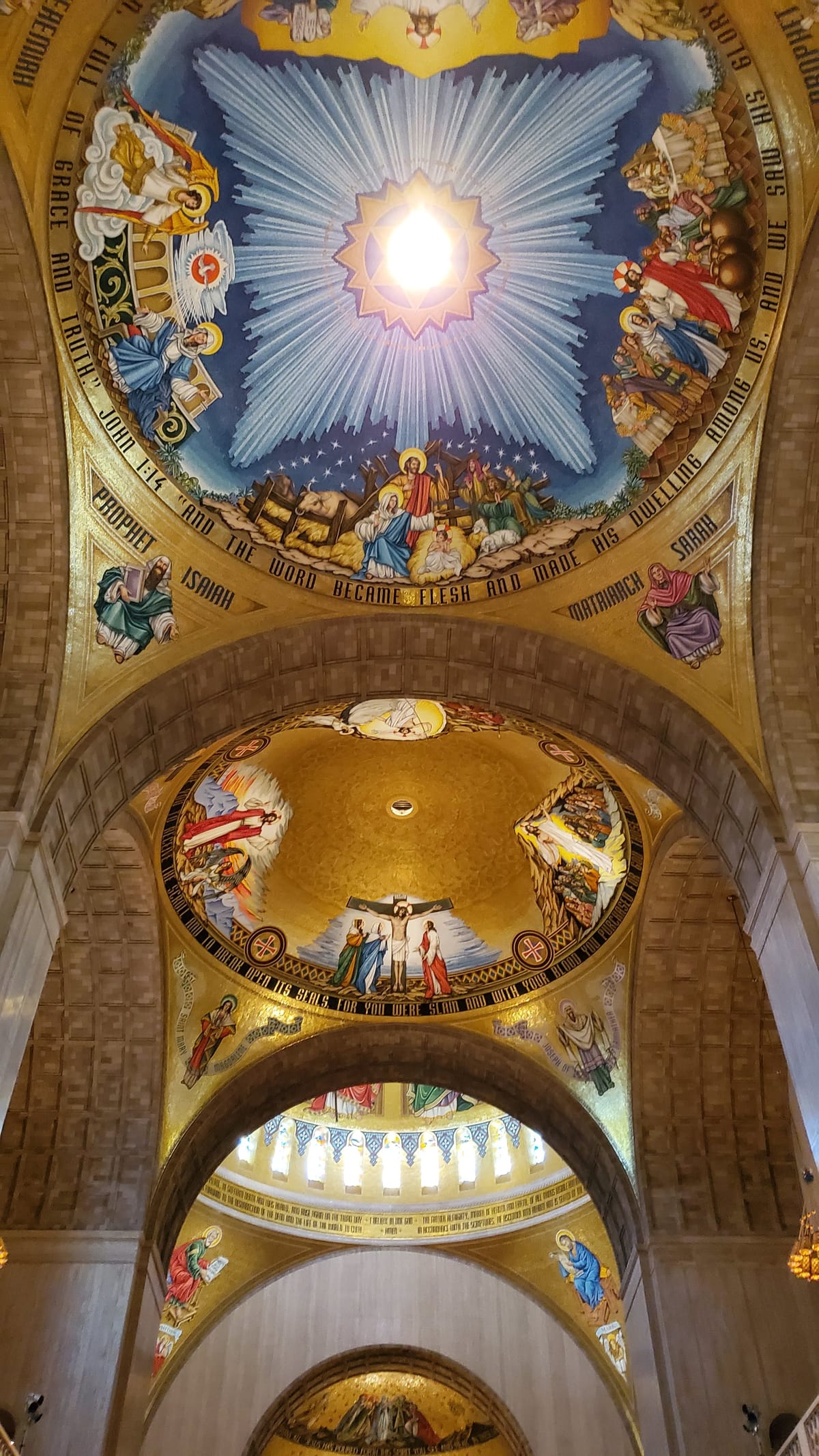 Eastern Catholic Church Ceiling - Catholic Stock Photo