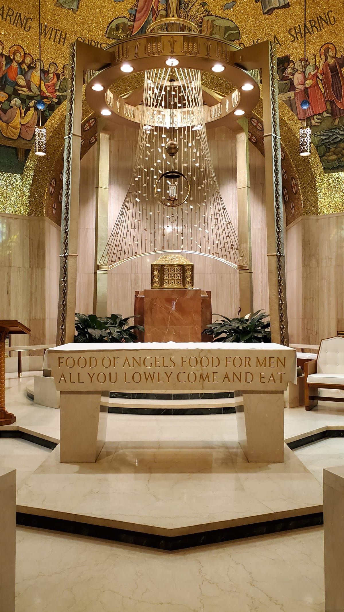 Angels Adoration Chapel - Catholic Stock Photo