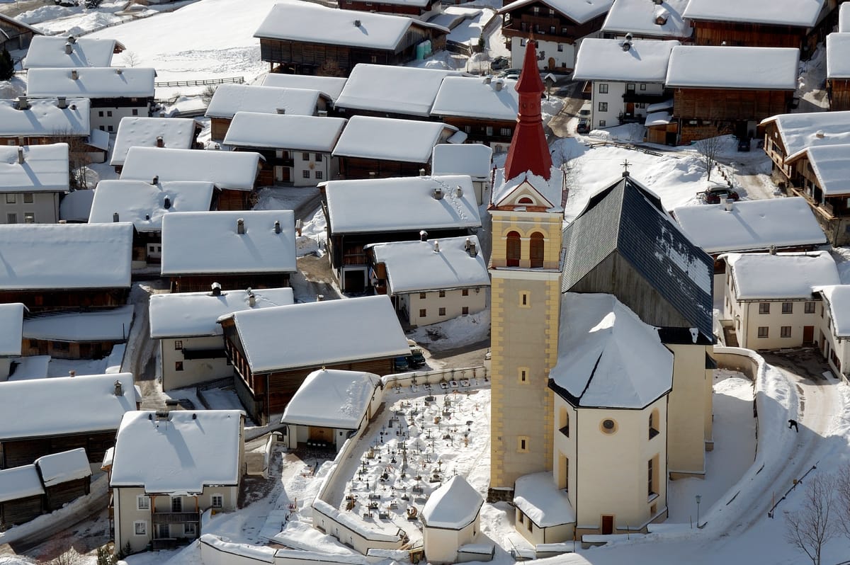 Saint Ulrich Church - Catholic Stock Photo
