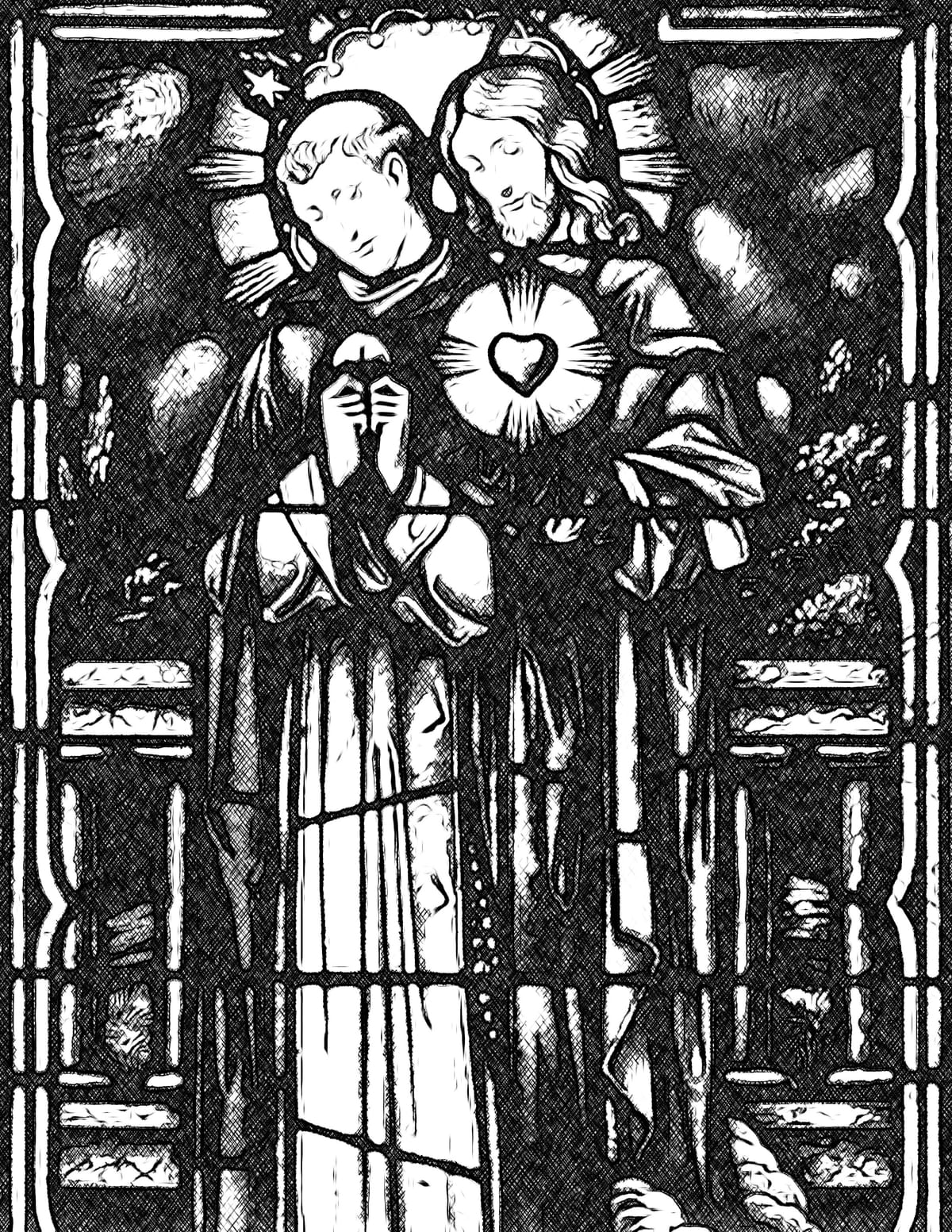 Alter Christus (Christ and Priest) - Catholic Coloring Page