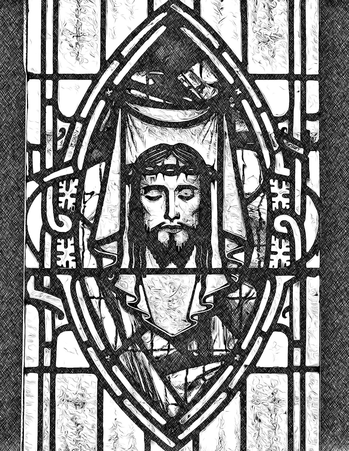 Veronica's Veil - Catholic Coloring Page