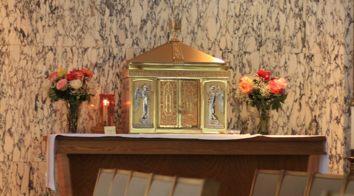 Eucharist Side Chapel, Virginia Beach, Virginia - Catholic Stock Photo