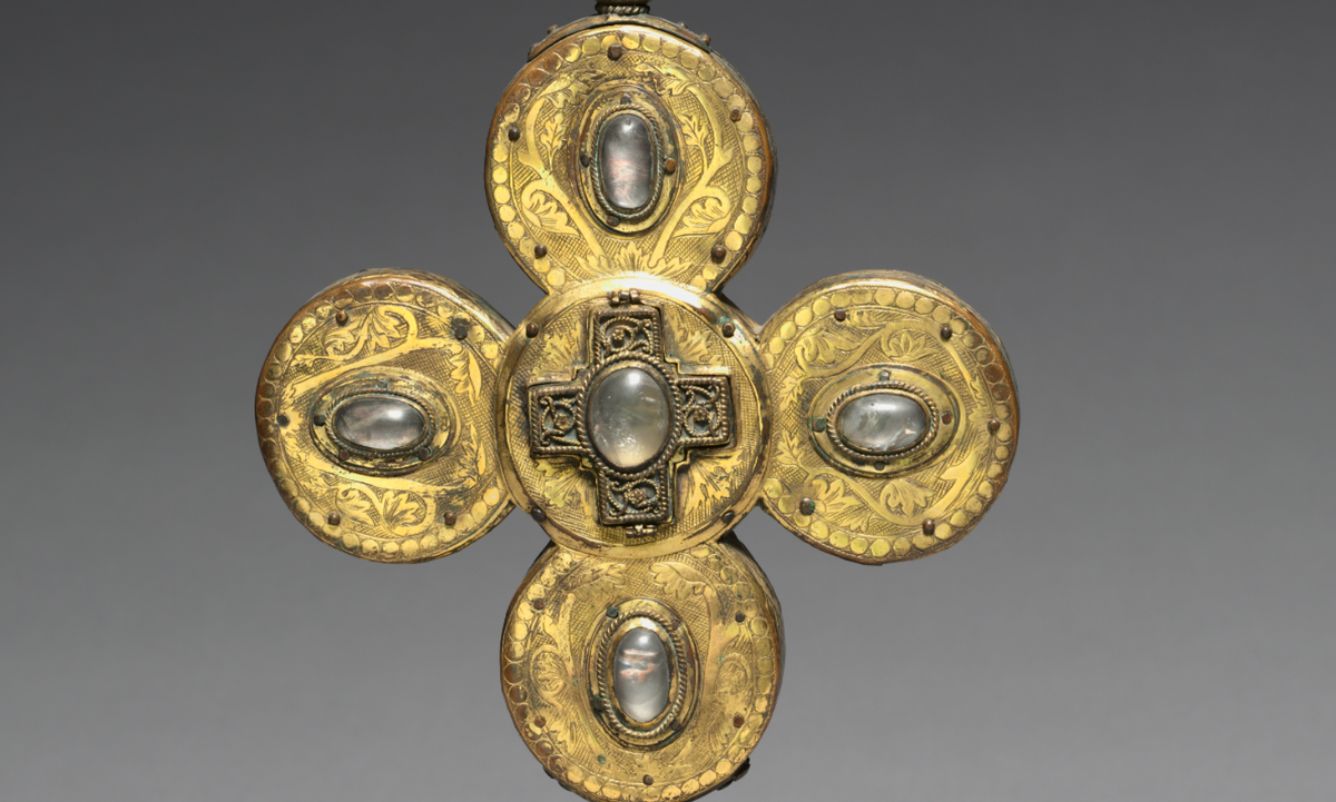 Gothic Reliquary (1200–1300) - Catholic Stock Photo