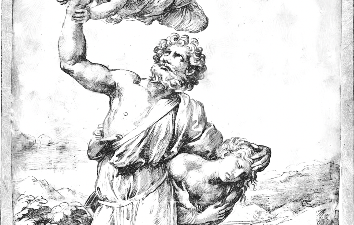 The Sacrifice of Isaac - Bible Coloring Page