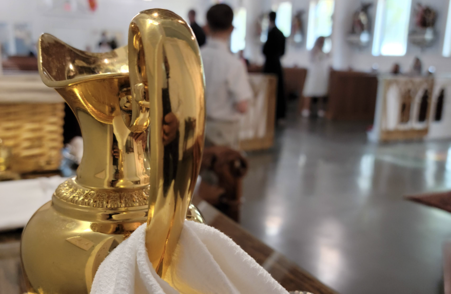 Latin Mass Cruets - Catholic Stock Photo