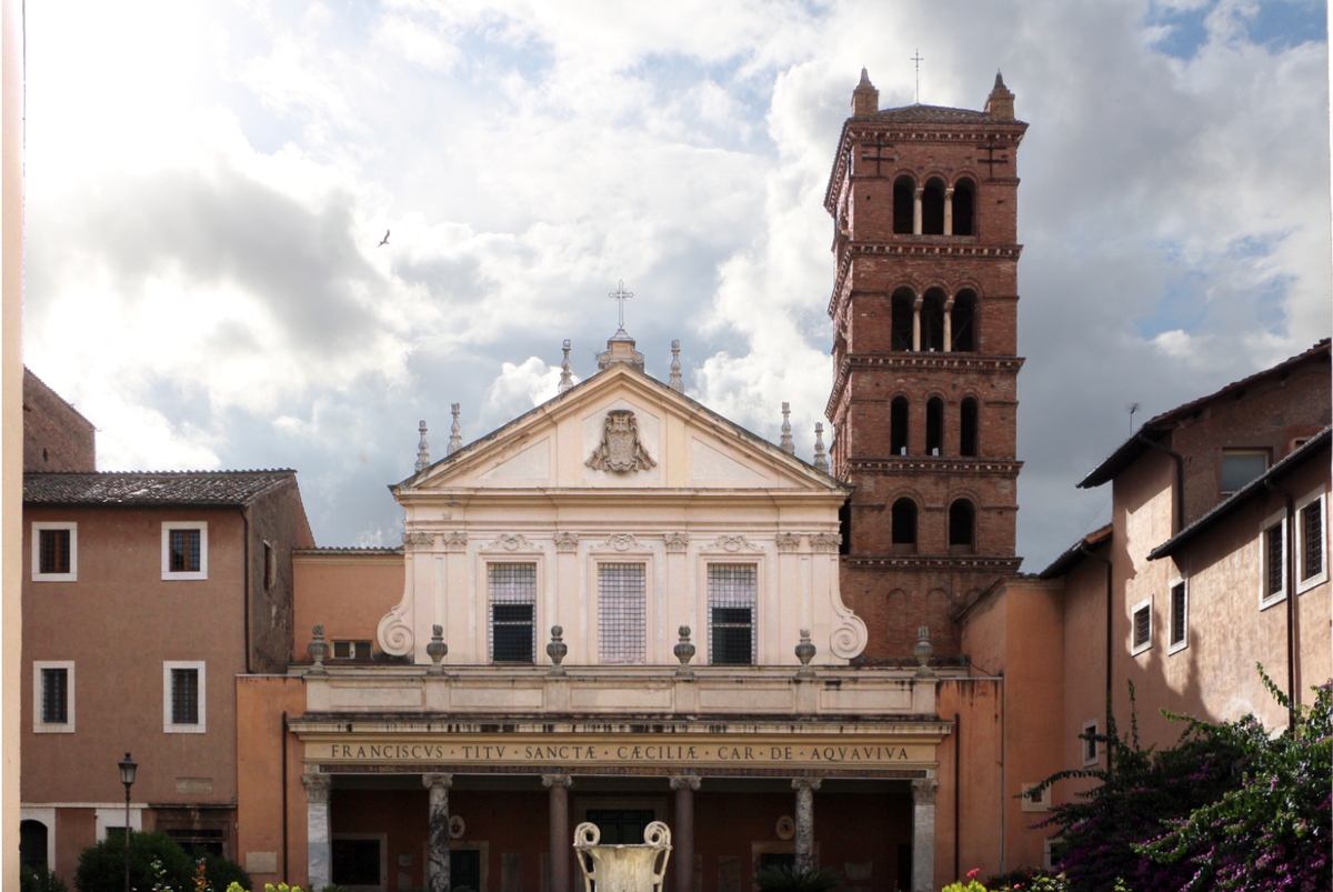 Santa Cecilia in Trastevere (Rome) - Catholic Stock Photo