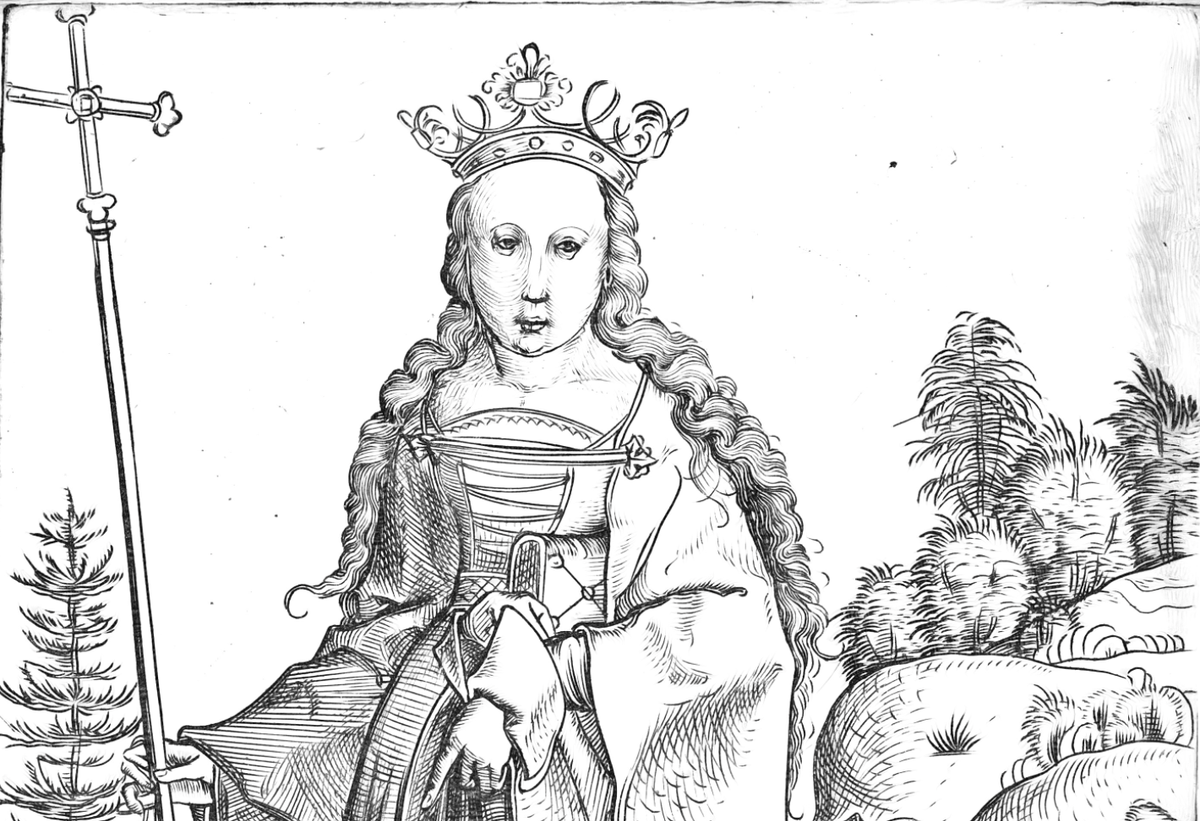 Saint Margaret (15th Century) - Catholic Coloring Page