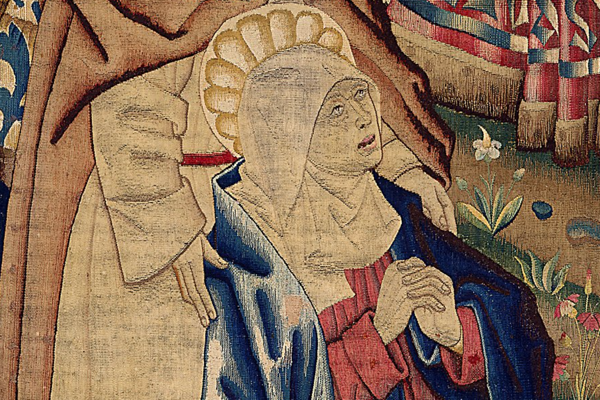 The Virgin and Saint John (1520) by Unknown - Public Domain Catholic Painting