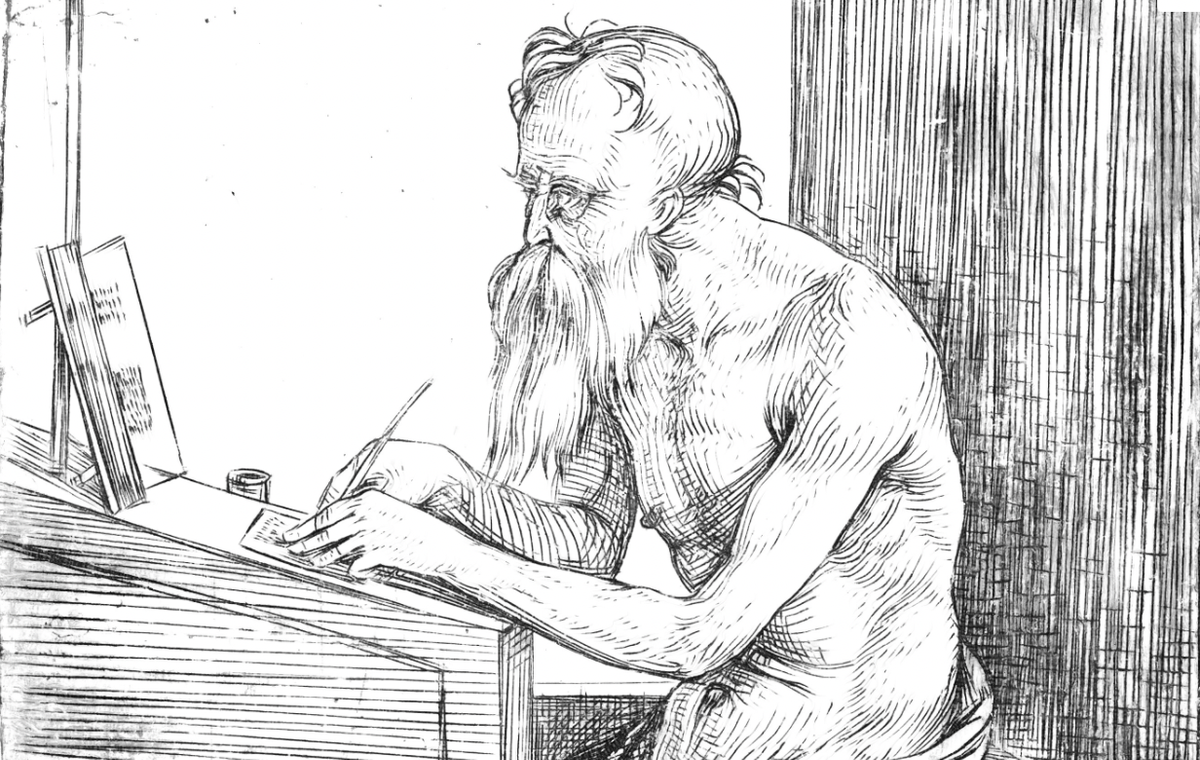 Saint Jerome (15th Century) by Jacopo de' Barbari - Catholic Coloring Page