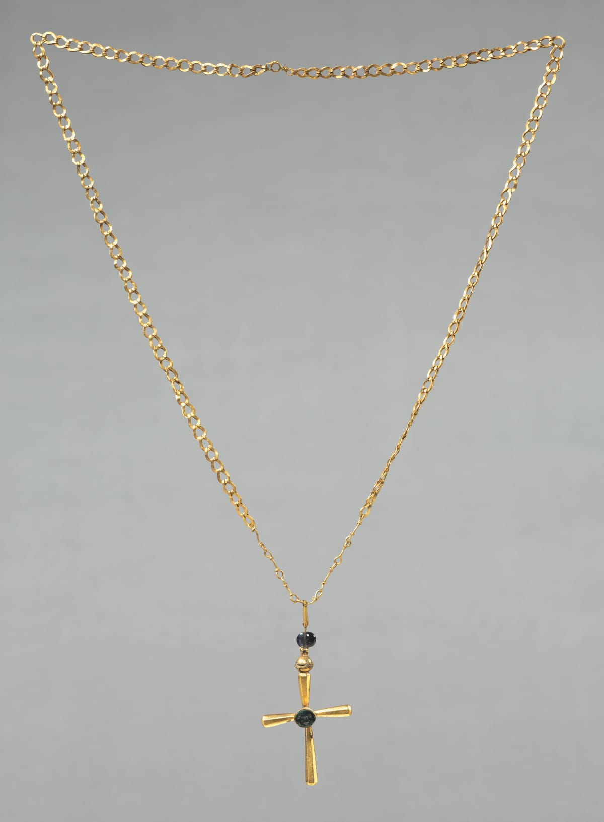 Chain with Pendant Cross (500s, Byzantium) - Catholic Stock Photo