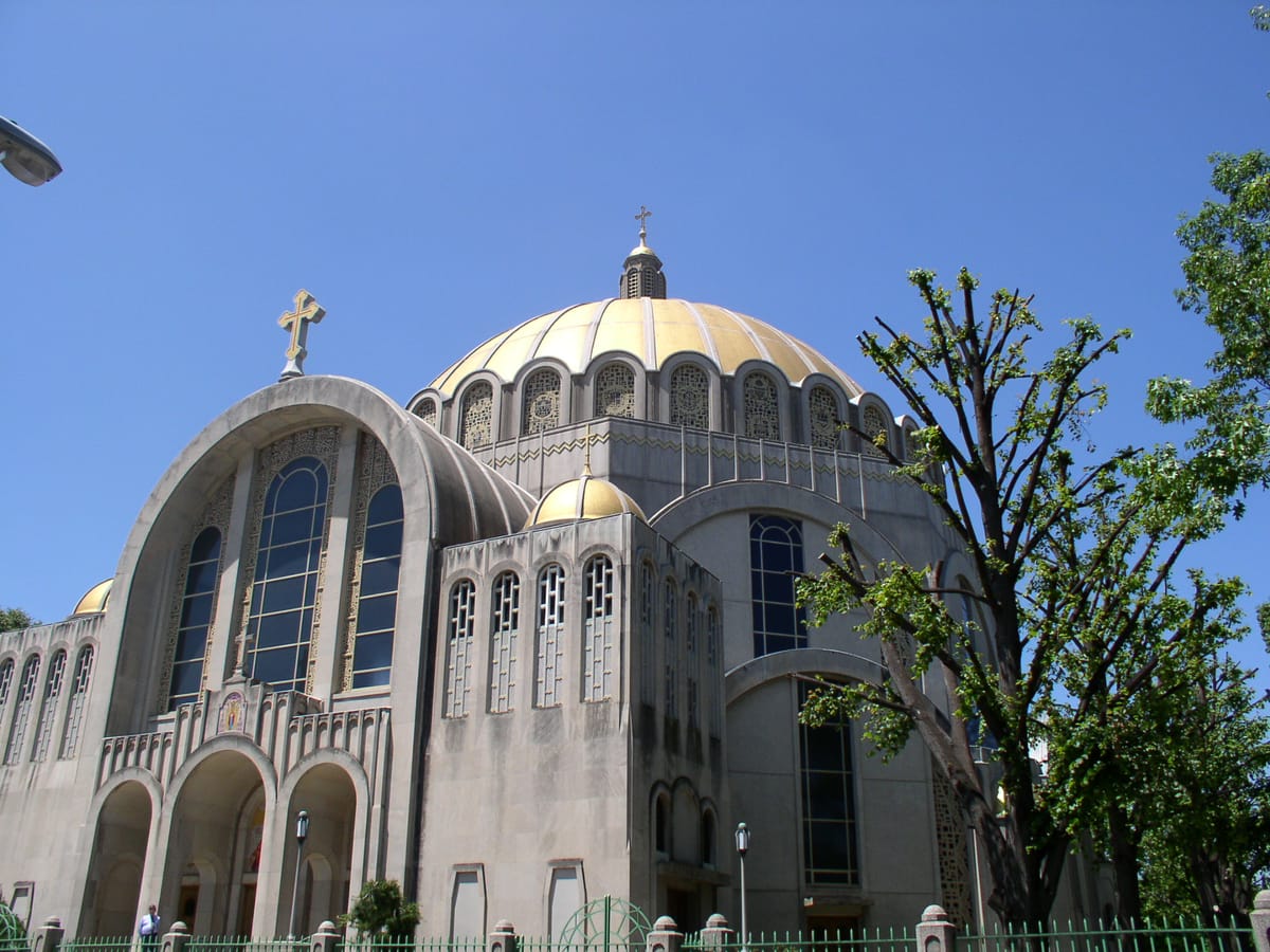 Cathedral of the Immaculate Conception in Philadelphia (2005) - Catholic Stock Photo