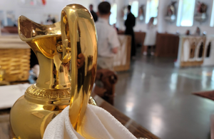 Catholic Sacred Vessels Stock Photo